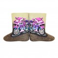 Детские валенки "Мотоцикл"