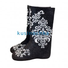 Женские валенки «Строгий узор»